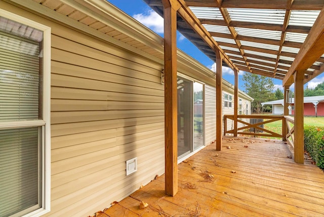 view of deck