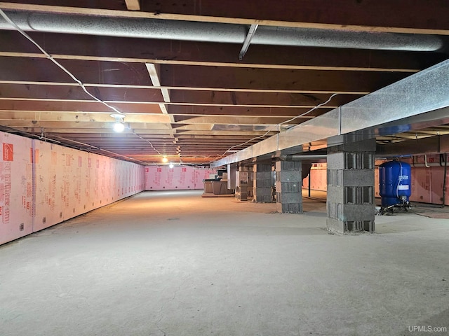 view of basement