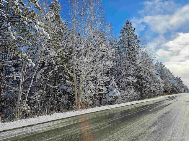 view of road