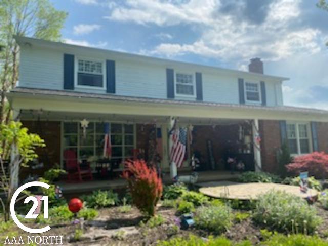 view of front of home with a porch