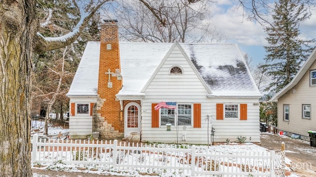 view of front of home