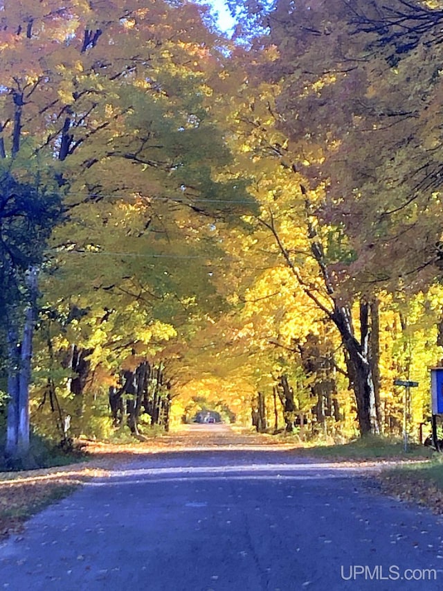 view of road