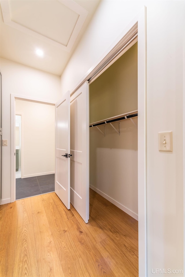 view of closet