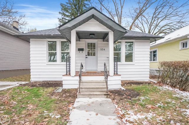 view of front of property