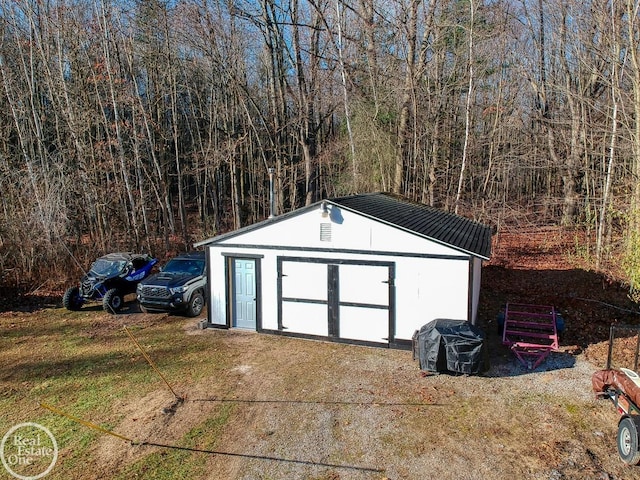 view of outbuilding