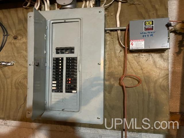 utility room with electric panel