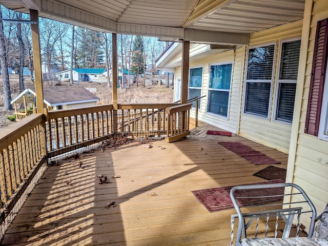 6741 Carpenter Rd, Harrison, MI 48625 - view of deck