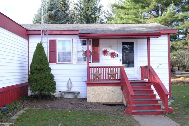 view of front of home