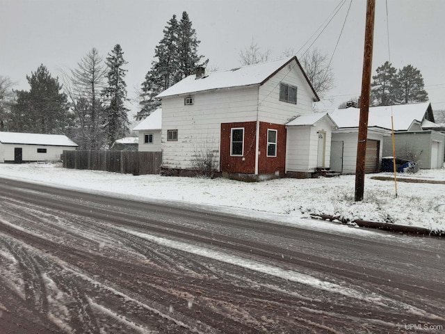 view of front of home