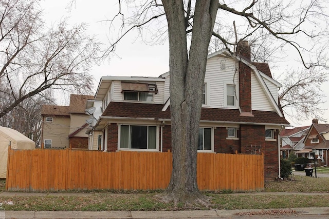 view of front of home