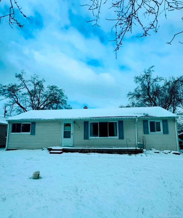 view of ranch-style house