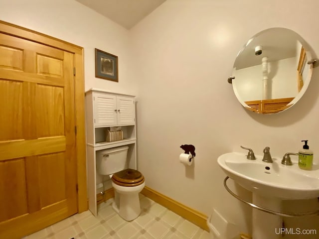 bathroom with toilet