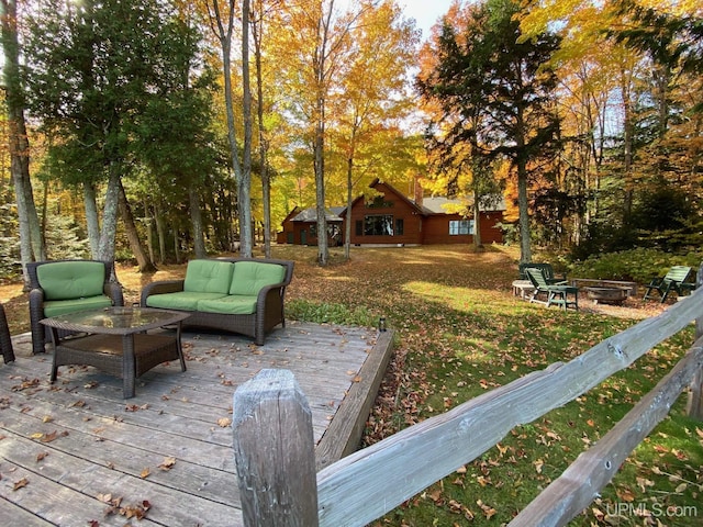 N10006 Shore Dr, Au Train, MI 49806 - view of yard