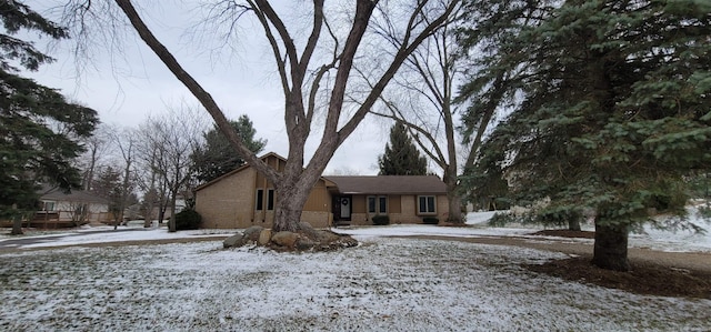 view of ranch-style house