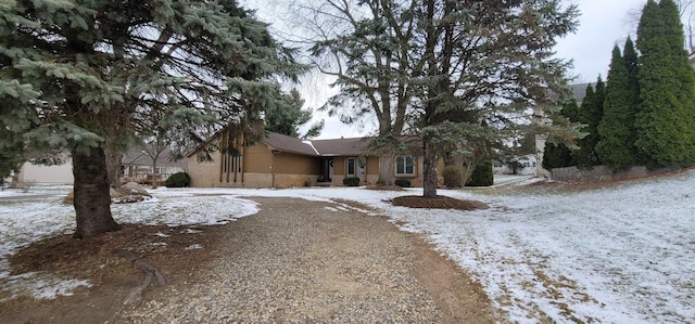 view of front of home