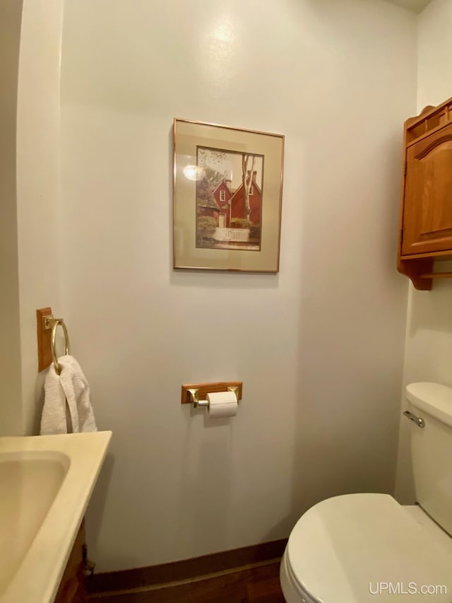 bathroom with toilet