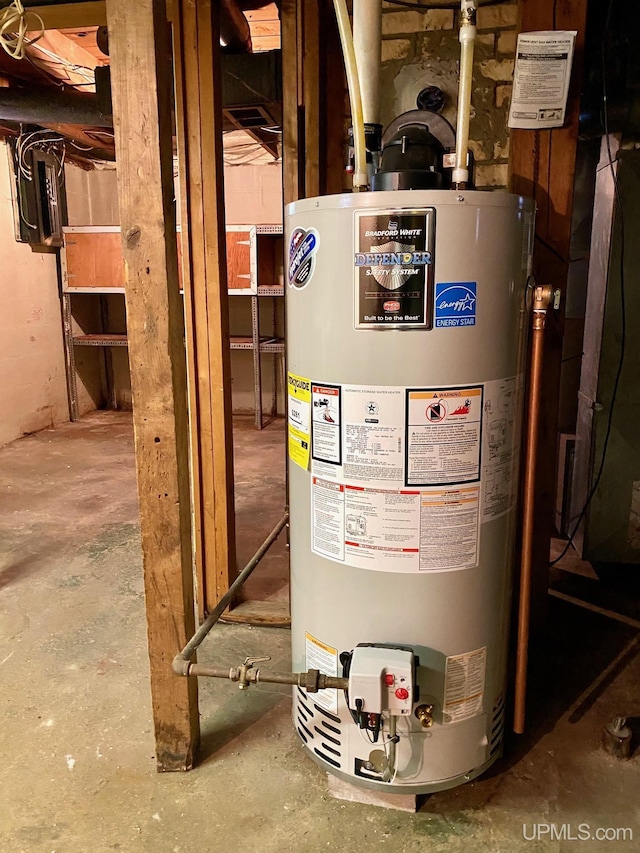 utilities with gas water heater