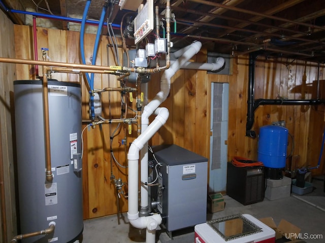 utilities featuring water heater