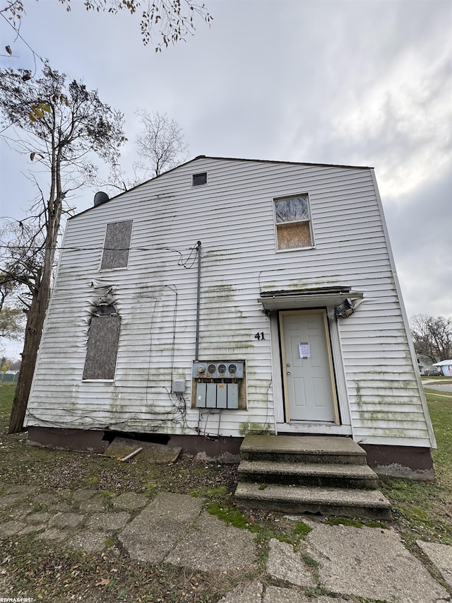 view of rear view of house