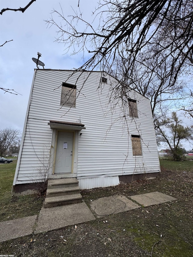 view of front of home