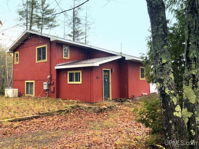 view of rear view of property