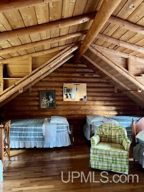 view of attic