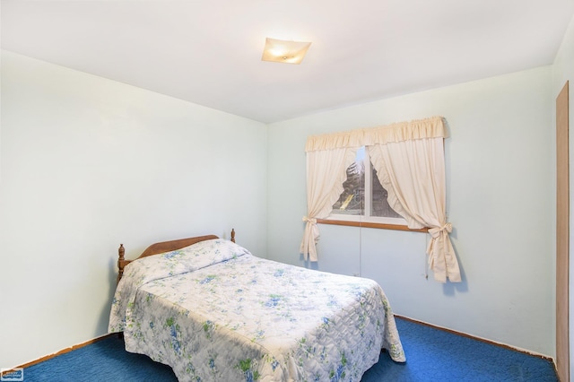 bedroom with carpet floors