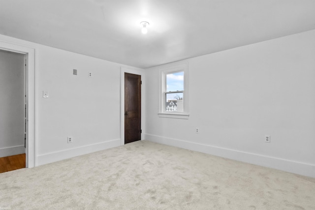 empty room with carpet floors