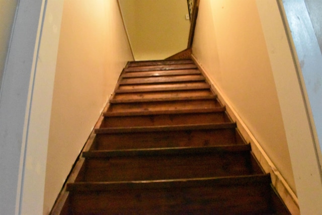 view of staircase