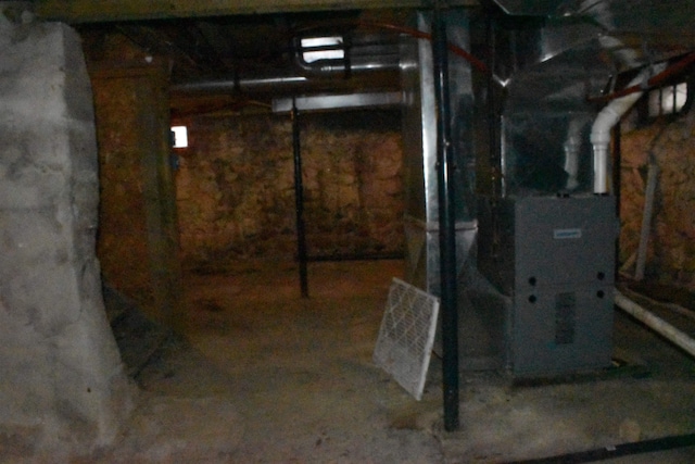 view of basement