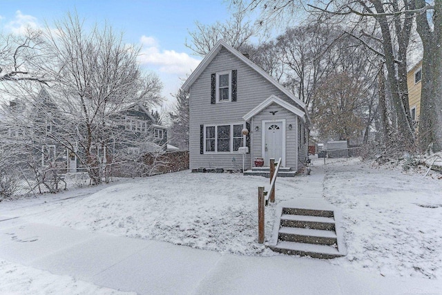 view of front of home