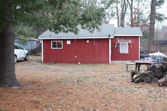 view of rear view of property