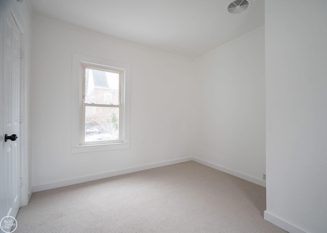 empty room with carpet floors