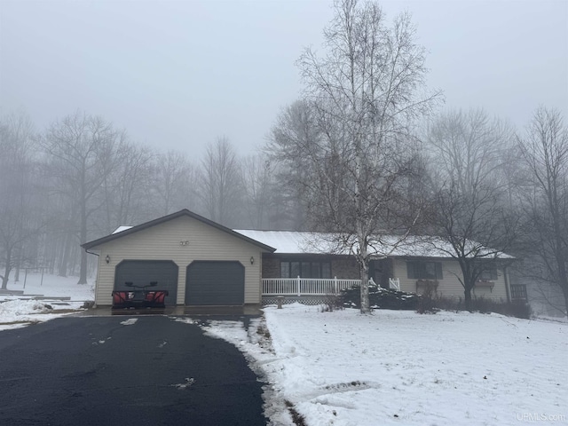 view of front of house featuring covered porch