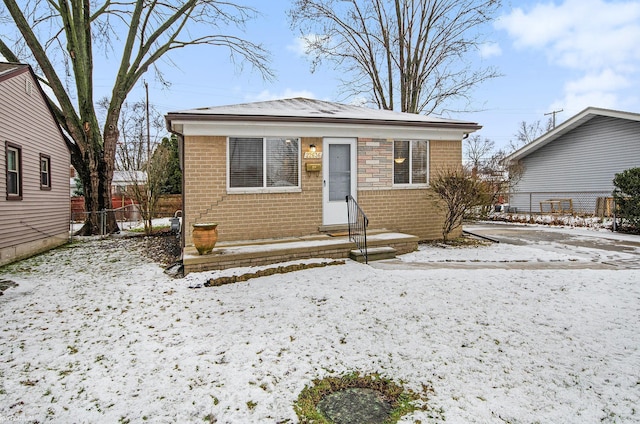 view of bungalow-style house