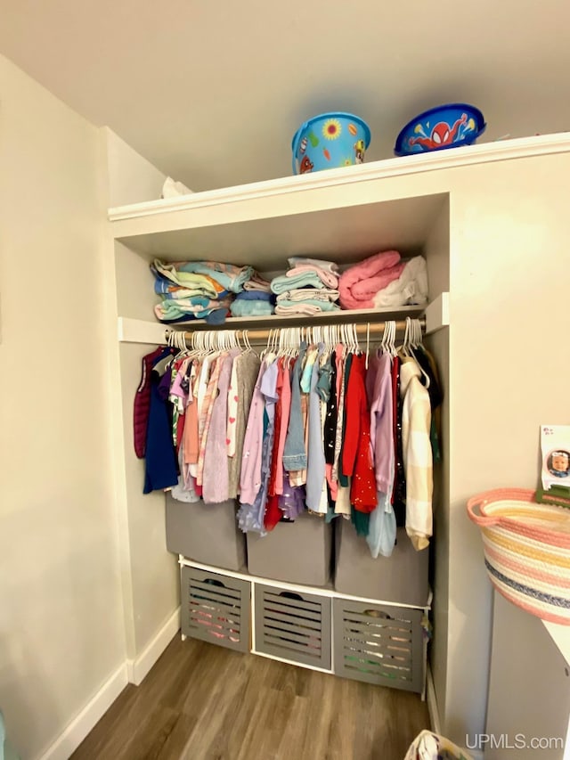 view of closet