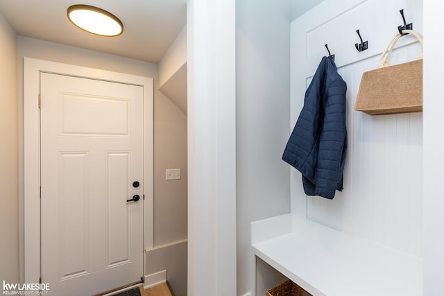 view of mudroom