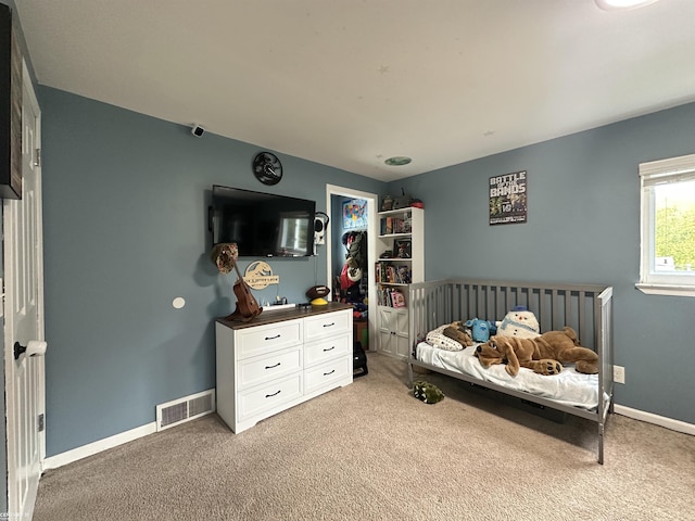 bedroom with carpet flooring