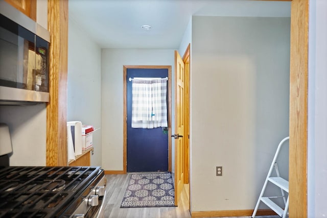 interior space featuring hardwood / wood-style floors