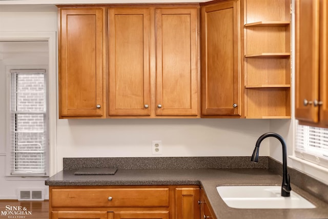 kitchen featuring sink