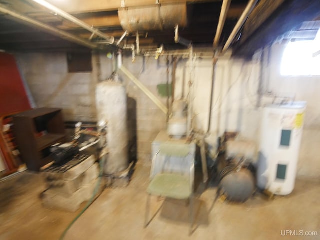 view of basement