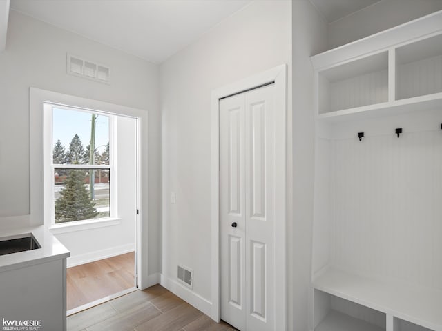 view of mudroom