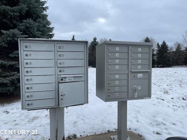 view of property's community with mail boxes