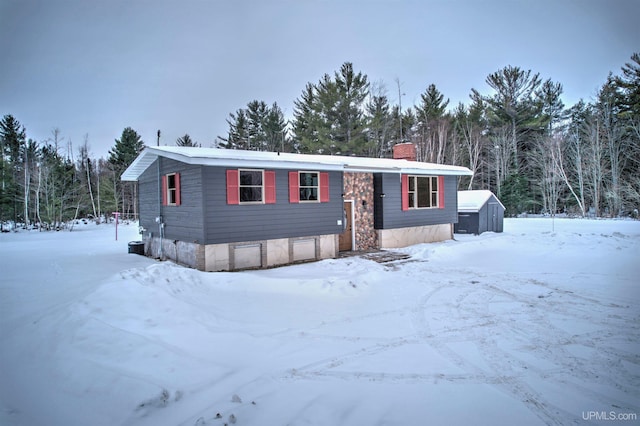 view of manufactured / mobile home