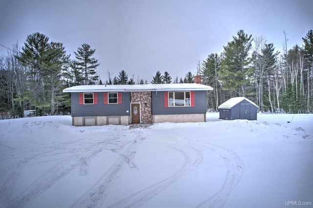 view of front of home