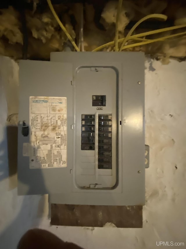 utility room featuring electric panel