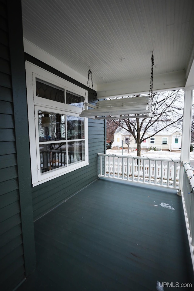 view of patio / terrace with a porch