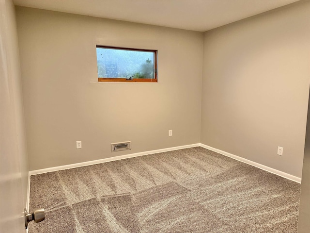 empty room with carpet floors