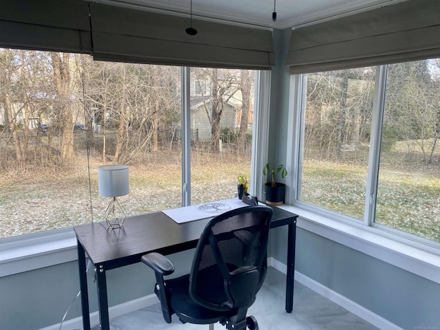 office featuring plenty of natural light