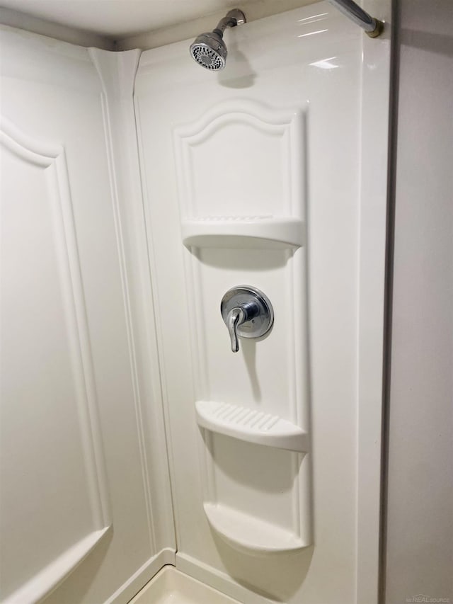 room details with a shower